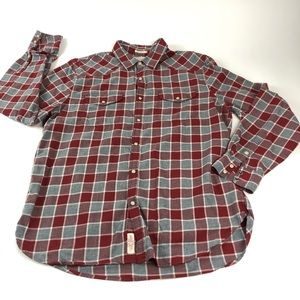 Lucky Brand Pearl Snap Shirt Size L Classic Fit